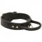 Extra Durable Leather Doberman Collar with Handle for Attack Training