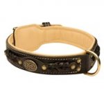 Doberman Leather Collar Braided