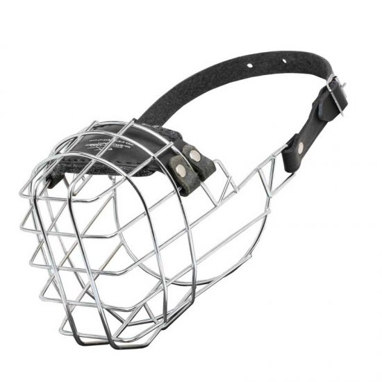 'The Silencer' Wire Cage Doberman Muzzle With One Strap