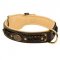 Doberman Leather Collar Braided