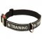 All Weather Nylon Doberman Collar with ID Patches