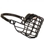 Frost-Resistant Wire Cage Doberman Muzzle with One Adjustable Strap