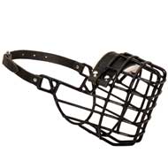 Frost-Resistant Wire Cage Doberman Muzzle with One Adjustable Strap