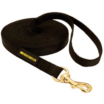 Tracking Extra Long Nylon Doberman Leash 